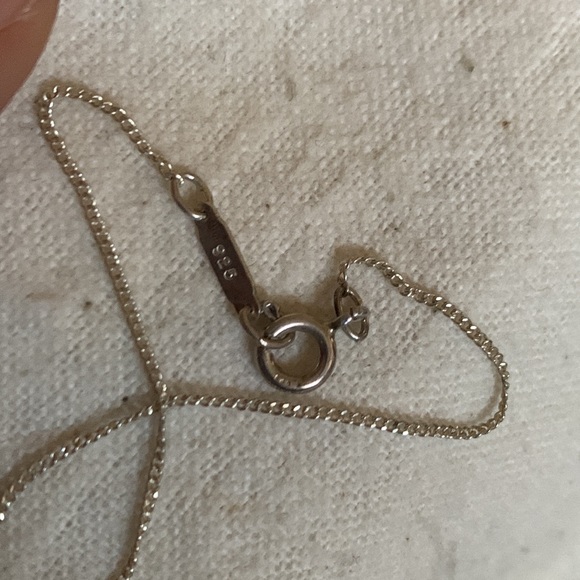 Tiffany & Co. vintage silver leaf/ heart pendant necklace - Picture 6 of 14